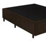 Imagem de Base Box Casal Suede Marrom - 42x138x188:Marrom