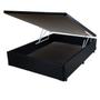 Imagem de Base Box com Baú Preto de Cama Viúvo Resistente