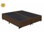 Imagem de Base Box King Bipartido Belos Sonhos Suede Marrom 40x193x203