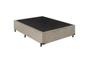 Imagem de Base Box Lobbox Casal 1,38 X 1,88 X 0,28 Suede Amassado Bege 