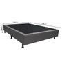 Imagem de Base Box para Cama Viúva 128x188cm Liz S05 Sintético Cinza - Mpozenato