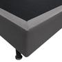 Imagem de Base Box para Cama Viúva 128x188cm Liz S05 Sintético Cinza - Mpozenato