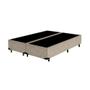 Imagem de Base Box Queen Bipartido A colchões Suede Bege 40x158x198