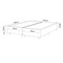 Imagem de Base Box Queen Size Class (38x158x198cm)  Preto - Casa Giulia