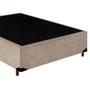 Imagem de Base Box Simples Casal Suede 40x138x188 Bege