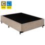 Imagem de Base Box Simples Casal Suede 40x138x188 Bege