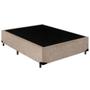 Imagem de Base Box Simples Casal Suede 40x138x188 Bege