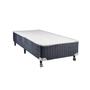 Imagem de Base Box Solteiro Castor Silver Star Suede Cinza 88x188x40 - Linha Luxo - Alto padrão de Qualidade