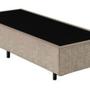 Imagem de Base Box Solteiro Santo Box Suede Bege 40x78x188