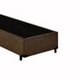 Imagem de Base Box Solteiro Suede Marrom 38x88x188 Serra Negra