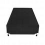 Imagem de Base Box Solteiro Suede Preto 78 X 188 X 40