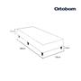 Imagem de Base Box Sommier Viúva Camurça Ortobom 128x188x23cm