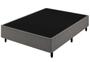 Imagem de Base Box Viúva 128x188 Suede Cinza