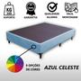 Imagem de Base Box Viúva Padrão Suede Liso (1,20 x 1,88 m) Com 37 cm de altura Para Colchão