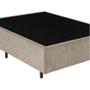 Imagem de Base Box Viúva Santo Box Suede Bege 40x128x188