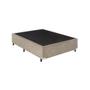 Imagem de Base Box Viúva Suede Bege - 42x128x188:Bege