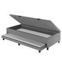 Imagem de Base Cama Baú Solteirão com Cama Auxiliar material sintético - SkyBox