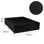 Imagem de Base Cama Box Bau Casal Lobbox 1,38 X 1,88 X 0,39 Suede Preto