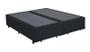 Imagem de Base Cama Box Bipartido King Size material sintético Preto 40x193x203