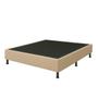 Base Cama Box Casal 138x188cm Bege - FÁBRICA DE TUDO Imagem de Base Cama Box Casal 138x188cm Bege