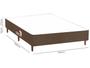 Imagem de Base Cama Box Casal Castor 27x138x188cm