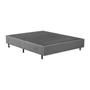 Imagem de Base Cama Box Casal Cinza (138x188x37)