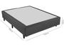 Imagem de Base Cama Box Casal Inducol 29x138x188cm