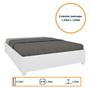 Imagem de Base Cama Box Casal Mônaco Neve - Tcil - Sem Colchão