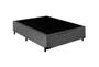 Imagem de Base Cama Box Casal Suede 138x188 Cinza