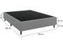 Base Cama Box Casal Umaflex 26x138x188cm Beta Imagem de Base Cama Box Casal Umaflex 26x138x188cm Beta