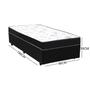 Imagem de Base Cama Box + Colchão D23 88X188X50