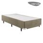 Imagem de Base Cama Box Herval Solteiro Suede, 39x96x203 cm, Verde