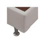 Imagem de Base Cama Box Ortobom Solteiro Sintetico Branco 88x188x23