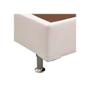 Imagem de Base Cama Box Ortobom Solteiro Sintetico Branco 88x188x23