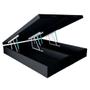 Imagem de Base Cama Box Queen com Baú 45x158x198 Preto