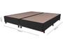 Imagem de Base Cama Box Queen Size Probel Bipartido