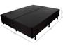 Imagem de Base Cama Box Queen Suede Preto