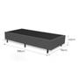 Imagem de Base Cama Box solteiro 79x198 Suede