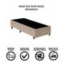Imagem de Base Cama Box Solteiro 88x188x42- Suede Bege