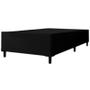 Imagem de Base Cama Box Solteiro Suede Preta 88x188x40 Antiderrapante