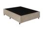 Imagem de Base Cama Box Viúva 1,28 x 1,88 x 0,37 Premium Sued Bege