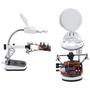 Imagem de Base Com Lupa de Aumento Bifocal Iluminada e Garras Auxiliares Para Uso em Geral - MG16090C XM60243