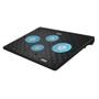 Imagem de Base Cooler para Notebook Até 7 Polegadas com 4 Cooler Ajuste de Altura Led Azul Hoopson