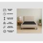 Imagem de Base de Cama Box Casal 138x188 Bege Suede