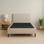 Imagem de Base de Cama Box Casal 138x188 Bege Suede