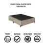 Imagem de Base de Cama Box Casal 138x188 Bege Suede