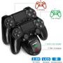 Imagem de Base de carregamento dupla para controle sem fio Playstation 4 PS4 Slim, Pro