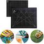 Imagem de Base de Corte A3 45x30 Mesa Apoio Placa Para Cortar Tecido Papel Kit Cartonagem Encadernação Esquadros Gabarito Scrapbook Cortador de Tecido Papel 45mm Dobradeira Agulhão