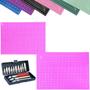 Imagem de Base de Corte Placa Grande A1 90x60 Dupla Face Auto Cura Para Mesa Bancada Kit Estilete Precisão Patchwork Artesanato