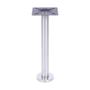 Imagem de Base de Mesa Beta Fixa em Inox 69 cm (Altura) com Disco Redondo